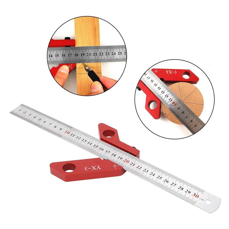 Marhynchus YX-3 Center Scribe Gauge, Center Line Scriber, 45 90