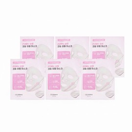 Celderma Daily PDRN Radiance Cream Wrapping Mask, 6 Packs, 1 Pack / 셀더마 데일리 PDRN 광채 크림 랩핑 마스크, 6개, 1개입