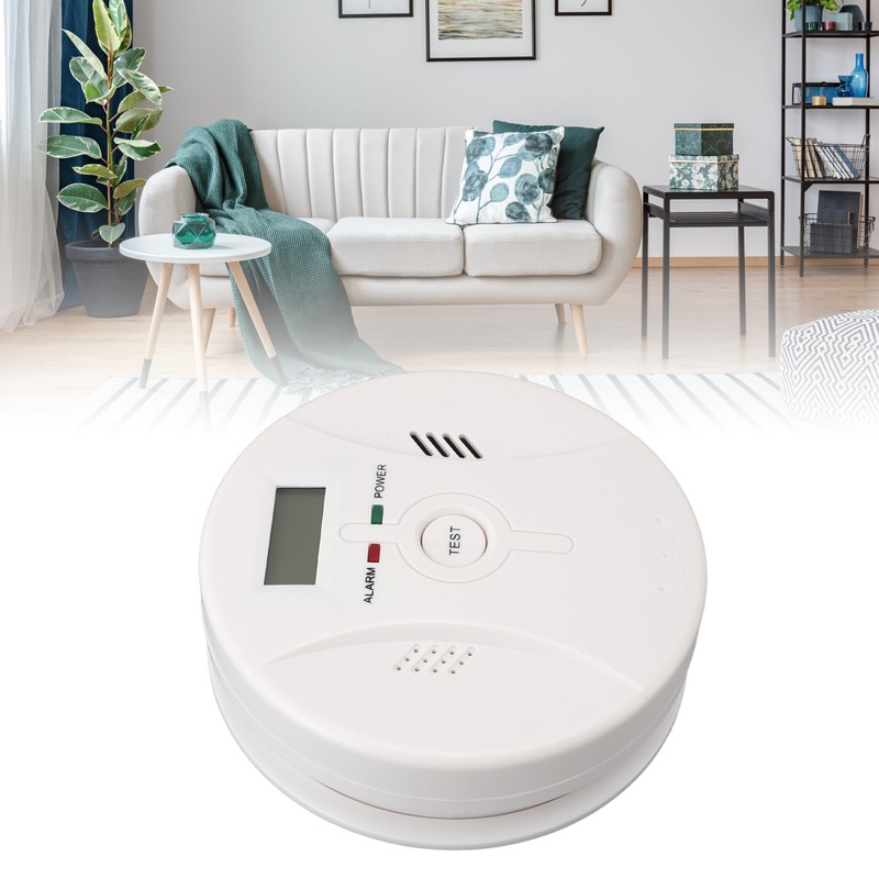 2 in 1 Smoke and CO Detector Sound Light Alarm