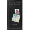 DesignOvation Wyeth Framed Magnetic Chalkboard, Black