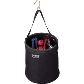 TRUSCO TADB-240 Electrician Bucket with Attachment, Diameter 9.4 x 9.4 inches (240 x 240 mm)