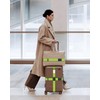4 Pack Luggage Straps with Combination Lock and Name ID