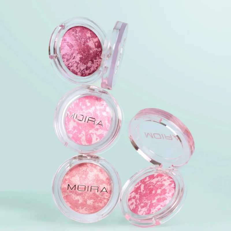 Rubor Moira Baked Blush Tono Rosa Cupcake Fórmula Horneada