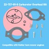 GLOXTED 22-757-01-S Carburetor Overhaul Kit Replacement for Kohler KS530 KS540