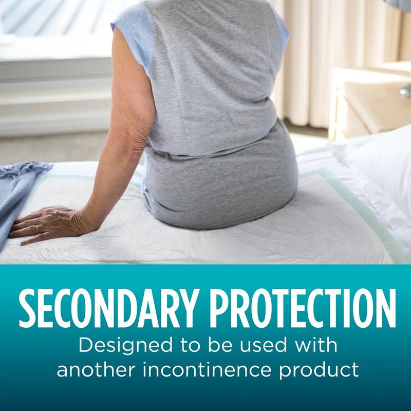 Assurance Unisex Premium Quilted Underpad, Maximum Absorbency, L (18 Count)