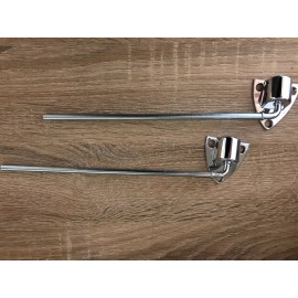 Ford 1938-1947 Ford Pickup Sunvisors Chrome Pair