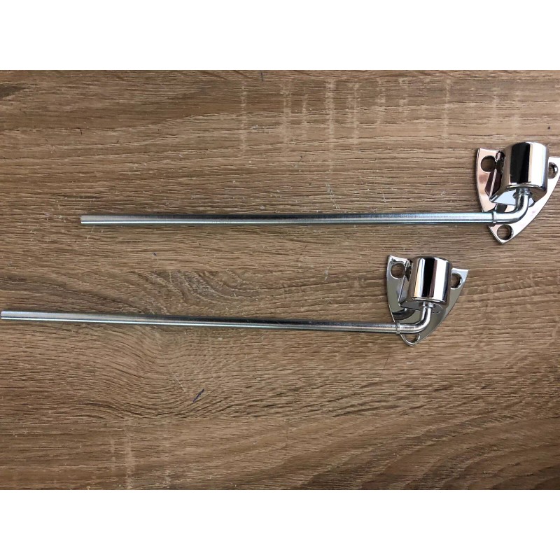 Ford 1938-1947 Ford Pickup Sunvisors Chrome Pair