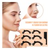 Respingador Nasal Corrector De Nariz 9 Pares 3 Ch, 3