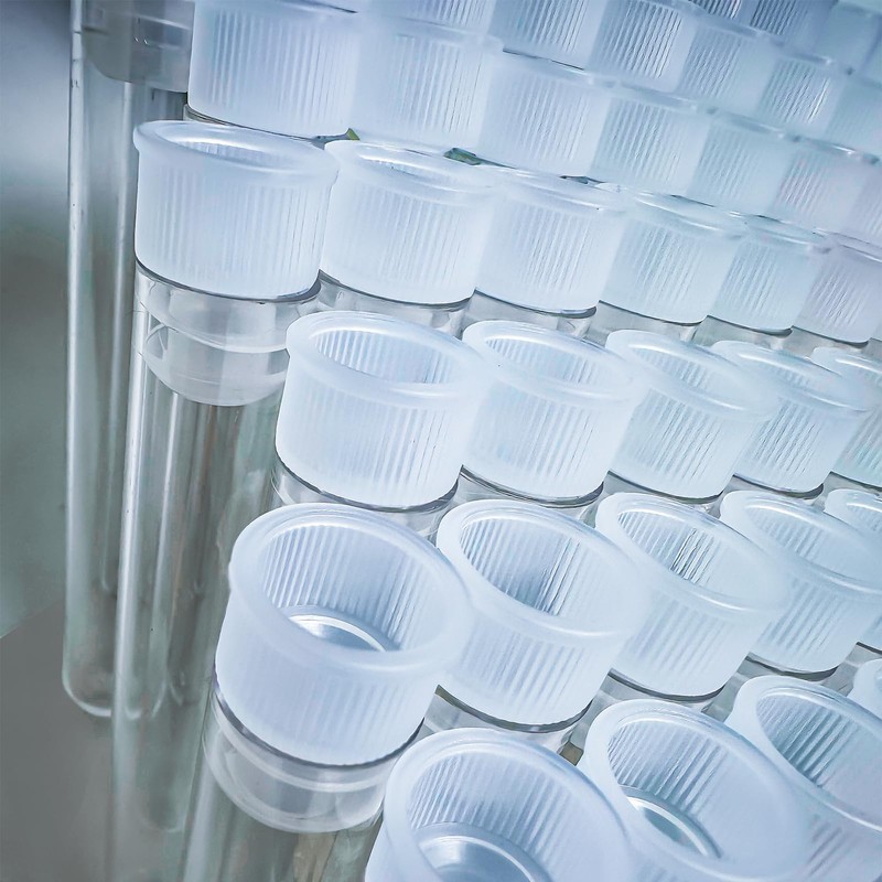 100pcs - RE-GEN 16mm x 100mm Plastic Test Tubes Vials
