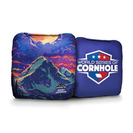 World Series of Cornhole 6-in Professional Cornhole Bag Rapter - National Park - Rocky Mountain/Night