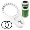 FITHOIST Fuel Filter Elements with Wrench Compatible with Yamaha