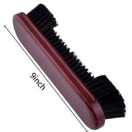Billiards Pool Table and Rail Brush Set with Cue Cleaning Cloth Club Wipe Dry Cloth(Original Wood Color)