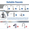 Sink Faucet Sprayer Attachment, Upgrade 4 Mode Adjustable Kitchen Faucet