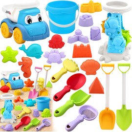 Jasonwell Juguetes para Alberca Niños - Arenero para Niños 20 Piezas Caja con Bolsa de Malla Mejor Regalos Cumpleaños en para Niños Niñas de 4 5 6 7 8 Juguetes Playa Juguetes para Alberca Pool Toys