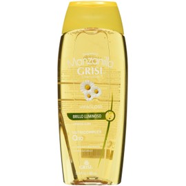 GRISI Manzanilla Shampoo, Cleansing and Lightening Shampoo with Chamomile Extract, Luminous Glow, Lightens Naturally for Soft and Luminous Hair, 13.5 Fl Oz, Bottle