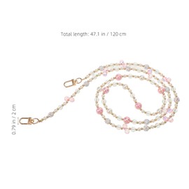 LALAFINA Purse Chain Handle Strap Replacement Handle Extender Straps Purse Accessory Decoration for Wallet Shoulder Crossbody Bag Diy