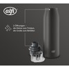 alfi ISO Bottle 500 ml, Black, Insulated Stainless Steel Drinking