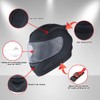 1Storm Motorcycle Bike Full FACE Helmet Mechanic Skull - Tinted