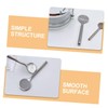 Healeved 2pcs Zinc Alloy Mini Skincare Spoon for Clean Application