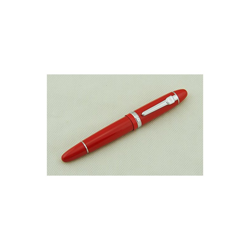 Jinhao 159 - Pluma estilográfica roja con convertidor de tinta