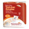 Tranquility TopLiner Disposable Absorbent Booster Contour Pads for Bowel Incontinence