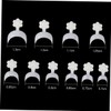 Healeved False Nails False Nail Tips Pcs Abs Material Set