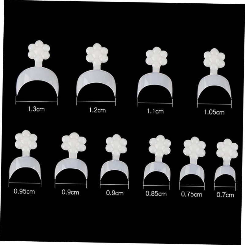 Healeved False Nails False Nail Tips Pcs Abs Material Set