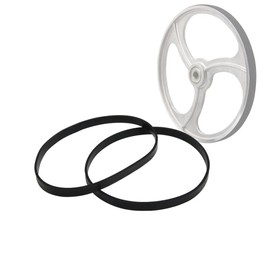 2 Pieces 8" Band Saw Rubber Tire Woodworking Spare Parts for 1400mm 1425mm Draper Einhell Scheppach HBS20 Band Saw Scroll Wheel (Size : 8")