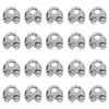20Pcs Stainless Steel Wire Rope Clamp Hardware Rigging Cable Clip