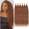 Alaleibaby Ocean Wave Crochet Hair 22 inch Deep Wave Crochet