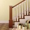 Geetery 4 Pcs 4 x 4 Wood Newel Post Cap