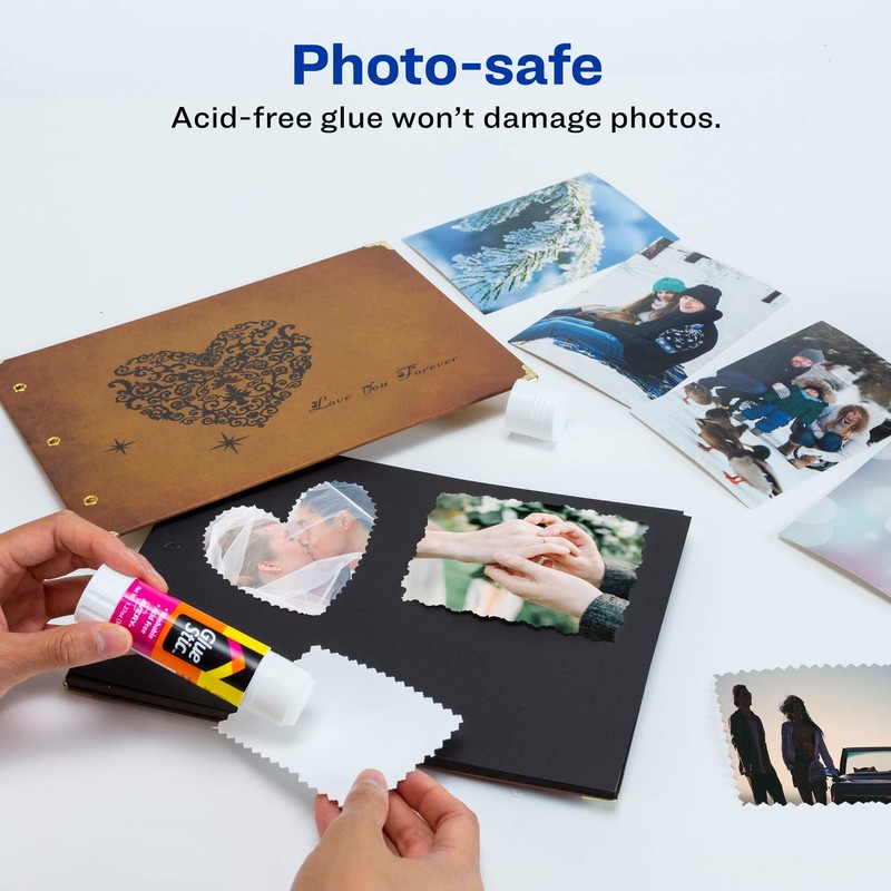 Avery Glue Stic - Washable, Non-Toxic Glue Sticks for Classroom,