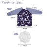 1 Unicorn Painting Smock, 1 Plum Blossom Palette, Children'S Apron,