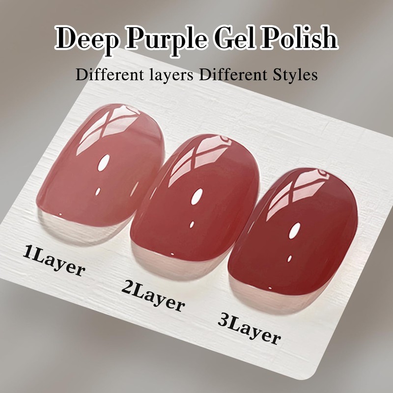 Double Rhythm 0.50 OZ Translucent Gel Polish Same Color Same