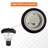 Gama Sonic Haven Lamp Outdoor Solar Light, Mounts on Pole,