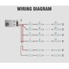 200pcs Daylight White 6500K Injection 0.72W 12 Volt DC LED