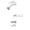 Project Source Everfield Polished Chrome Round Bathtub/Shower Faucet