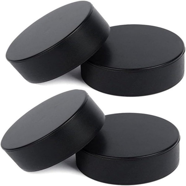 4PCS Hockey Pucks, 4Pcs Hockey Pucks Bulk Diameter 3", Thickness