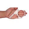 (4 pcs) White Plastic Clamps for 48-51 mm Pipes, Hose