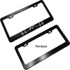 XHuiZio Heartbeat Moon Star Mountain Camping License Plate Frame for