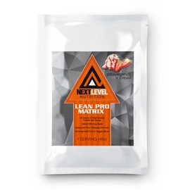 Lean Pro Matrix Protein Travel Packs by Next Level Nutrition | Strawberries and Cream | 7 Day Supply Single Servings