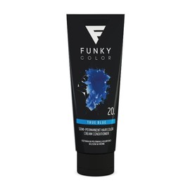 FUNKY COLOR True Blue 20, Semi-Permanent Hair Colour, Semi-Permanent Hair Colour, 28 Colours