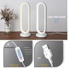 RINGSUN USB Bedside Lamp, 32cm 3-Color Dimmable LED Night Light,