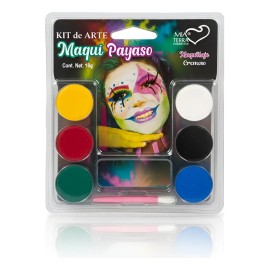 Kit Maquillaje Bellet Cosmetics 3 Colores Pintura Facial Halloween