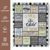Pertos Religious Gifts Blanket Christian Bible Verse Throw Blanket