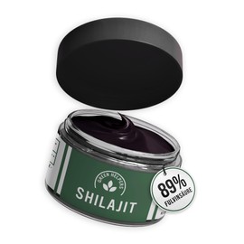 Premium Shilajit Gereinigtes Shilajit-Harz | 89% Fulvinsäure | 100% Pur | Pures Himalaya Mumijo Shilajit | Vegan | 30g für 3 Monate Vorrat