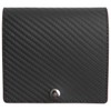 Dom Teporna Italy Thin Bifold Wallet, Cowhide, Italian Carbon Leather,