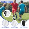 FIHODONE Pack of 6 Shin Pads, 10 x 6 cm