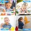 Yolev Kids Art Smock 2Pcs Children Paint Apron Waterproof Toddler