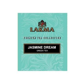 Lakma Green Tea with Jasmine - 20 Tea Bags - (1 Pack) - Premium Collection in Metal Gift Tin